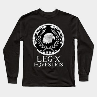 Legio X Equestris Roman Legionary Emblem Long Sleeve T-Shirt